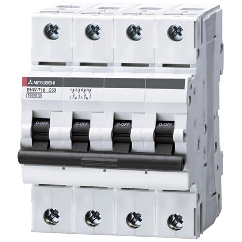 MCB MITSUBISHI 4P 25A 10kA ( BHW-T10 )